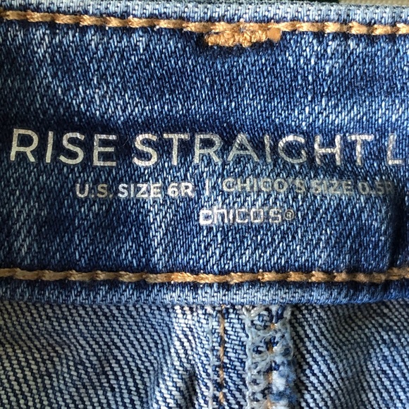 Chico’s High-Rise Straight-Leg Crops 6 - Picture 4 of 8